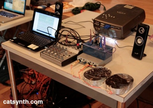 An early rendition of the Bioprinting setup, San Francisco, Ca. c. July 2010. Photo courtesy of Amar Chaudhary.